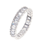 Annalise Baguette Silver Ring