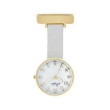Empress Interchangeable Mother of Pearl/Gold/ Grey Leather 35