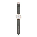 Alore Rose Gold/White/Grey Leather 35