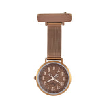 Aurora Rose Gold/Coffee Mesh Fob 35