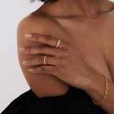 Annalise Baguette Gold Ring