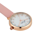 Meraki Mother of Pearl/Rose Gold/Blush Leather Fob 35