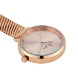 Meraki Silver/Blush Mesh Fob 35