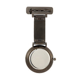 Aurora Silver/Gunmetal Mesh Fob 35