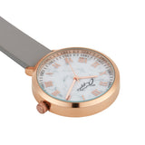 Meraki Marble/Rose Gold/Grey Leather Fob 35