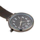 Aurora Silver/Gunmetal Mesh Fob 35