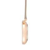Aurora Rose Gold/Grey Leather Fob 35