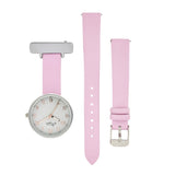 Empress Interchangeable Rose Gold/Silver/Pink Leather 35